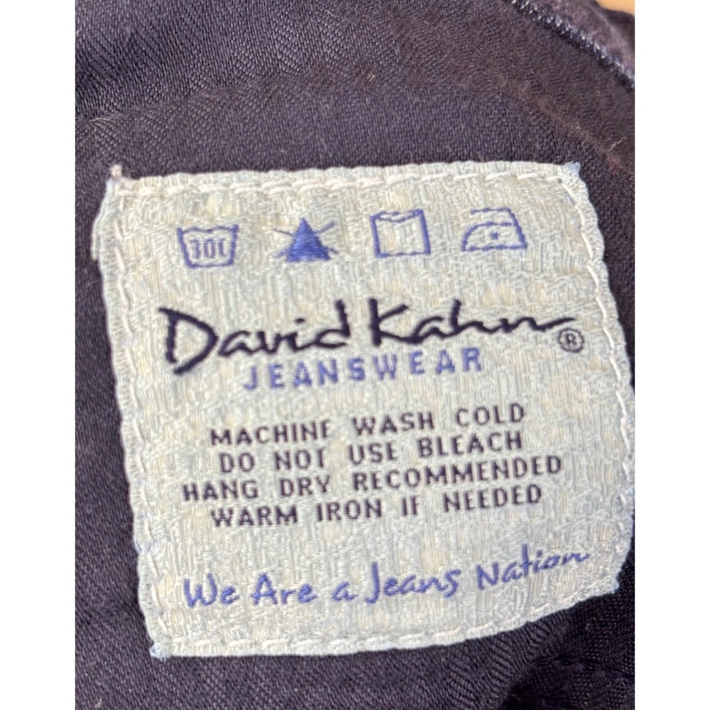 David Kahn Womens Dark Wash Raw Hem Denim Jean Shorts Size 10 - Picture 7 of 9